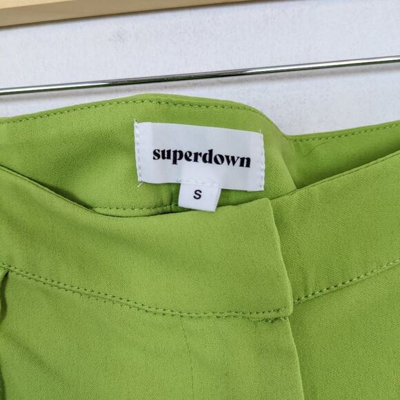 NWT Superdown Remy Lime Green Bandeau & Pant Set - Picture 9 of 11